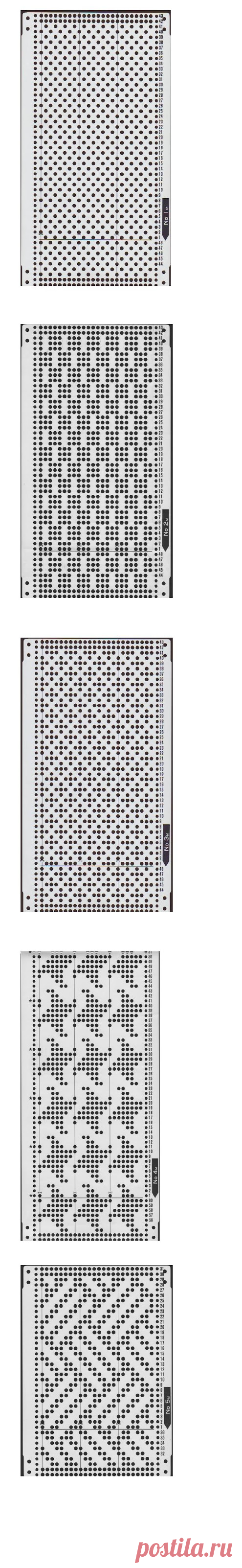 Стандартные перфокарты для "Бразер" 891.