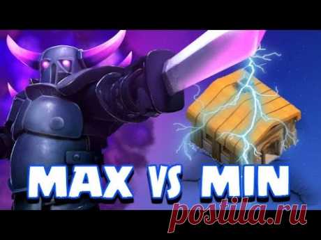 MAX TROOPS Vs MIN BASES! | Trolling In Clash Of Clans | Bronze League Destruction! - YouTube