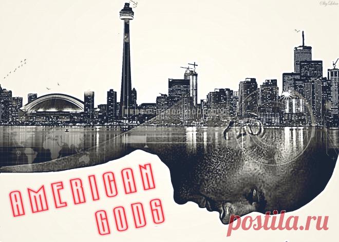 Poster "American Gods" Ricky Whittle. #americangods #rickywhittle #photoshop_skyleksa