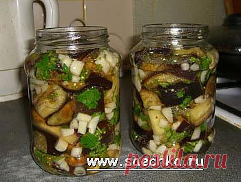 ТУРШИ (из баклажанов) .