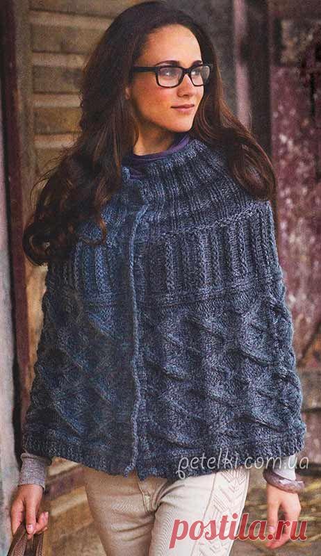 Схемы болеро, пончо, шрагов, вязаных крючком и спицами » Страница 5