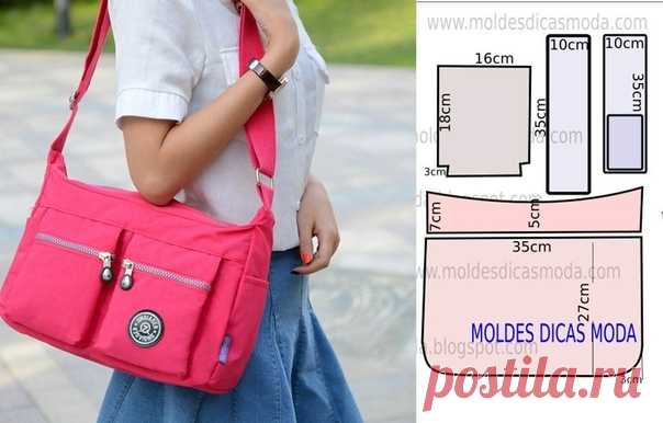 Шьeм сумoчку. Выкройка

© Кройка и шитьё