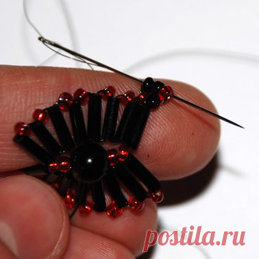 Сережки из стекляруса | biser.info - всё о бисере и бисерном творчестве
