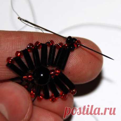 Сережки из стекляруса | biser.info - всё о бисере и бисерном творчестве