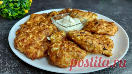 Когда некуда девать капусту: готовлю вкусные оладьи (рекомендую удачный рецепт) - Вкусняшка