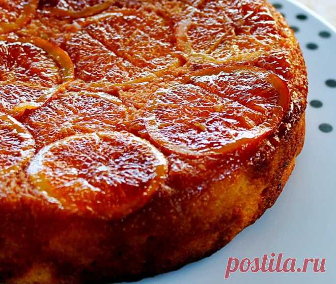 Апельсиновый кекс-перевёртыш | Вкусные рецепты | Рецепты