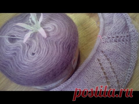 Вязание из Alize angora gold ombre batik/ часть 1