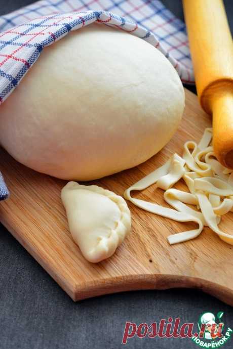 Постное тесто для вареников и лапши - кулинарный рецепт