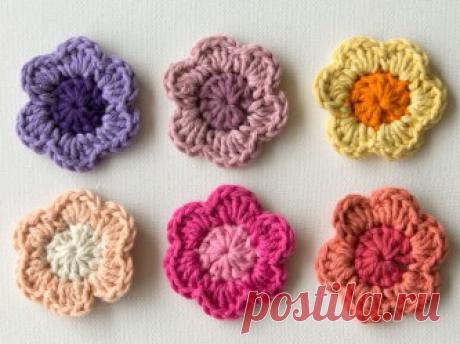 Как связать крючком цветок | Kabeta.by