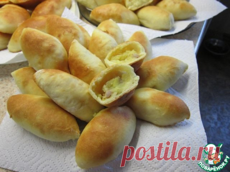 Пирожки с картофельной начинкой Кулинарный рецепт