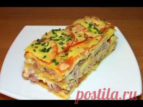Очень вкусная ленивая лазанья
