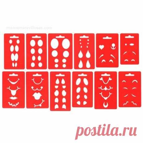 (6) Gallery.ru / Фото #1 - трафареты для лица - Vladikana