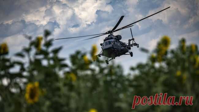 Вертолет совершил жесткую посадку под Иркутском