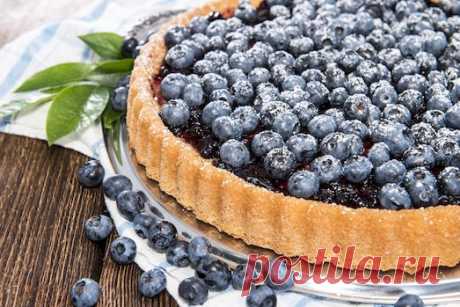 Лакомство для близких! Черничный пирог —3 рецепта — Готовим дома