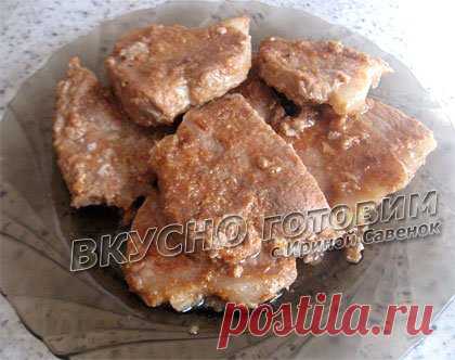 Свинина жареная в томате рецепт. Вкусный и простой рецепт с пошаговым фото.