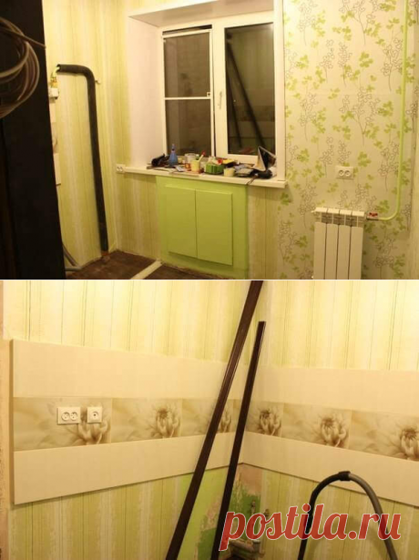 Муж сам отремонтировал эту кухню в 5 кв.м. пока жена гостила у тещи