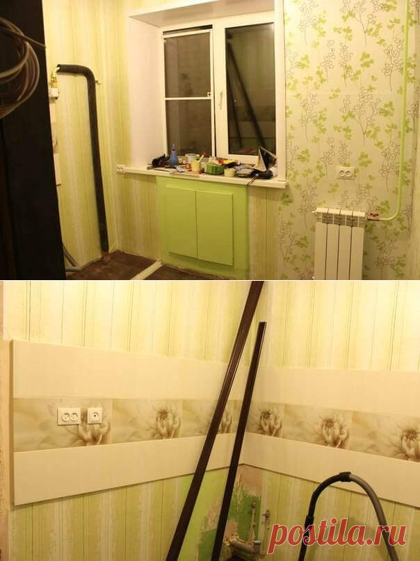 Муж сам отремонтировал эту кухню в 5 кв.м. пока жена гостила у тещи