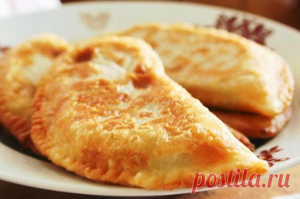 шеф-повар Одноклассники: Чебуреки с мясом. Очень удачное хрусткое тесто!