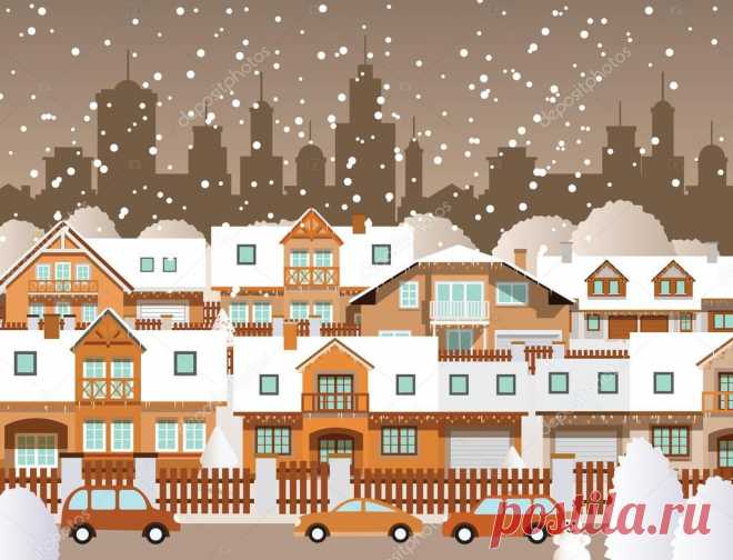 depositphotos_38099583-stock-illustration-winter-in-the-city.jpg (1024×782)