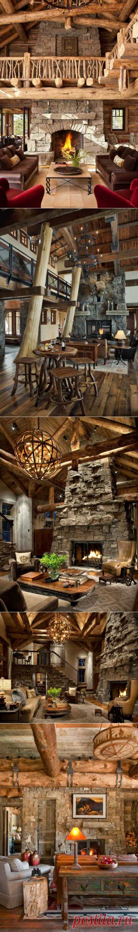 40 Awesome Rustic Living Room Decorating Ideas