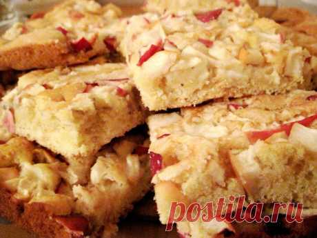 Быстрый яблочно-лимонный пирог | Вкусный рецепт