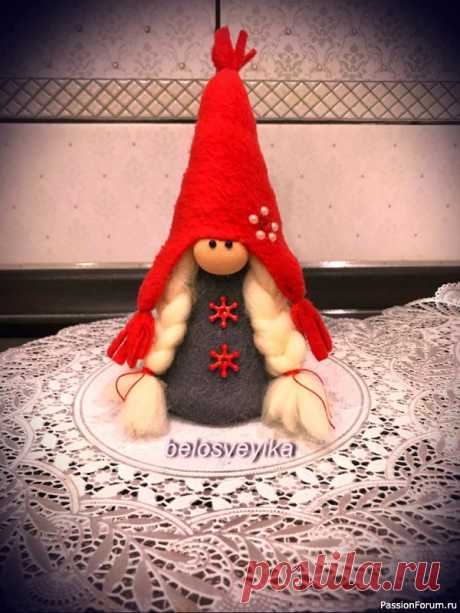 МК Гномочка | Разнообразные игрушки ручной работы