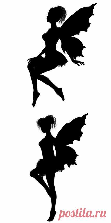 трафареты. Феечки
