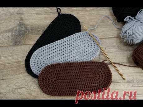 How to Crochet an Oval - Правельный ОВАЛ крючком / for Basket, Rug, or Bag