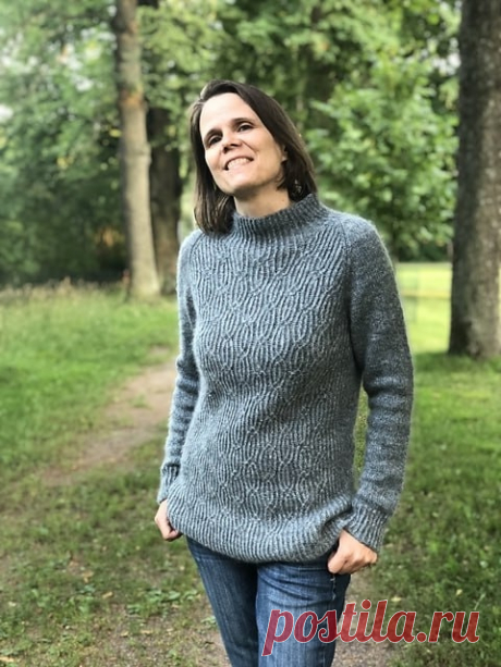 Пост на стене Пуловер Hali  от Leeni Hoimela Urban Knit