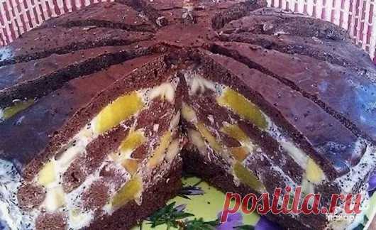 Торт «Ромашка» Один из самых вкусных тортов на моё мнение, такой сочный, нежн...