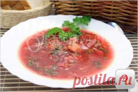Борщ со щавелем - Супы. Супы с овощами