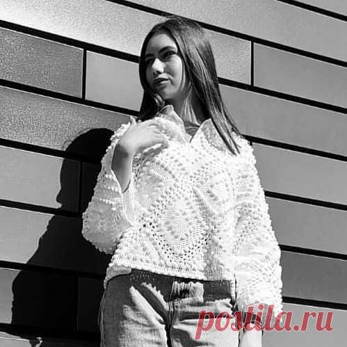 ​Пуловер из мотивов