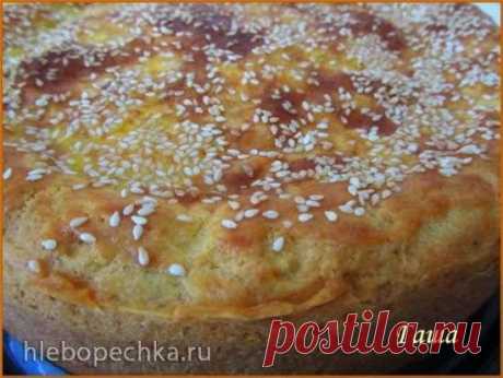 Пирог сырный с баклажанами (Балканский) Нежное тесто, сочная начинка. да что там? Это надо пробовать. !.Пирог большой - продукты в расчете на форму 33 х 27 см. Я брала форму диаметром 26 см, он получился высоким и толстеньким. Для смазывания и посыпки: 1 яйцо взбить с 1 ст. л. растительного масла 3 ст. л. семян кунжута 1. Все продукты для