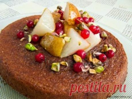 Цитрусово-пряный кекс с грецкими орехами