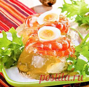 Заливная закуска из индейки