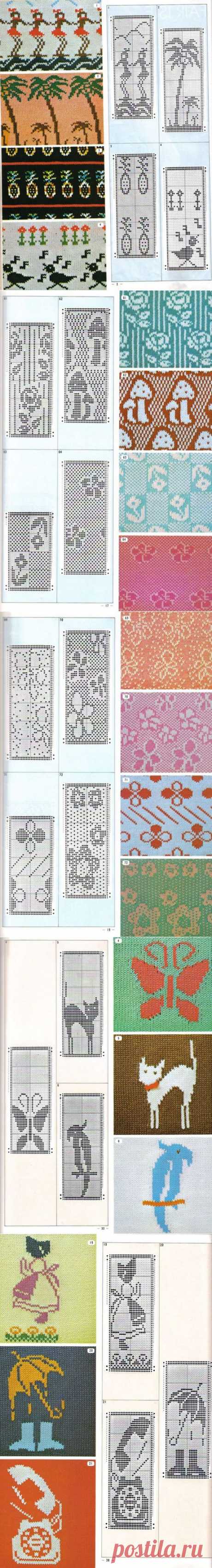 Книга :Pattern Library for Punch Card Knitters №1 1973.ЧАСТЬ 1.