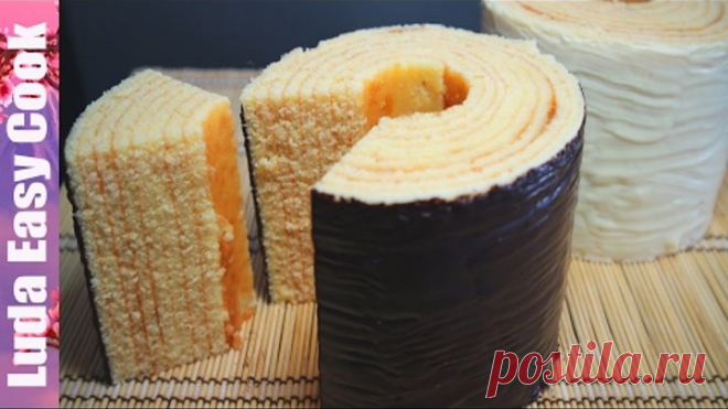 Вкуснейший Немецкий ПИРОГ-ДЕРЕВО Баумкухен - German Layered Cake Baumkuchen recipe
