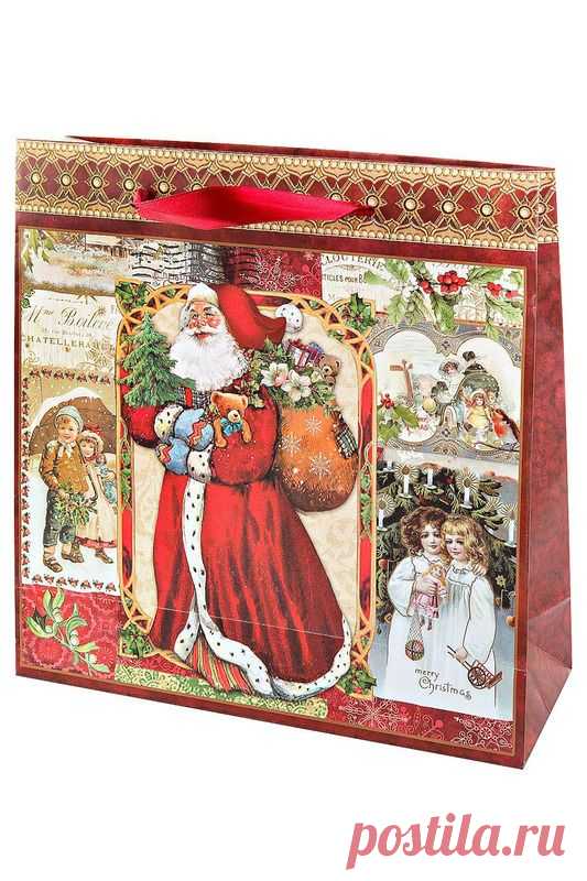 Купить Бумажный подарочный пакет Mister Christmas BR-PB-14 МУЛЬТИЦВЕТ со скидкой в интернет-магазине kupivip.ru - распродажа