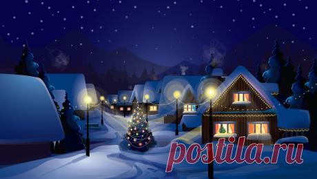 Christmas Village Backgrounds