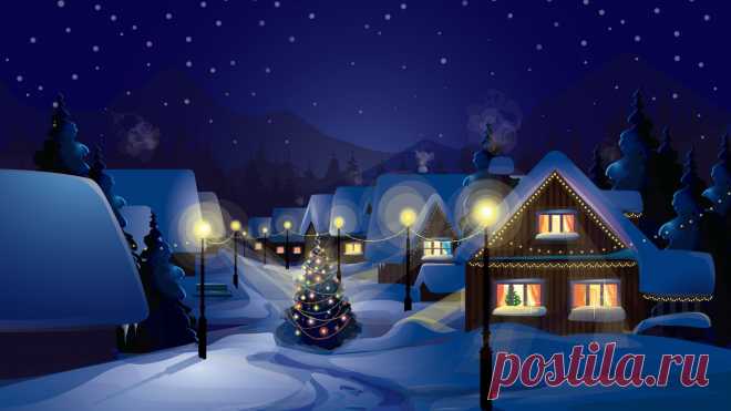 Christmas Village Backgrounds