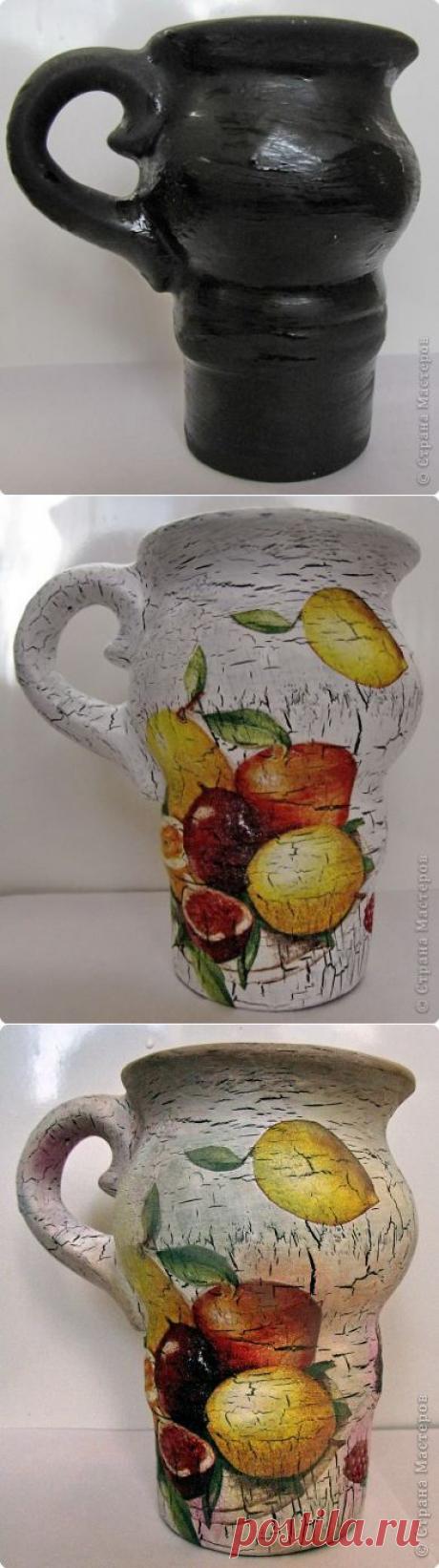 Делаем кракелюр без специального лака | Своими руками