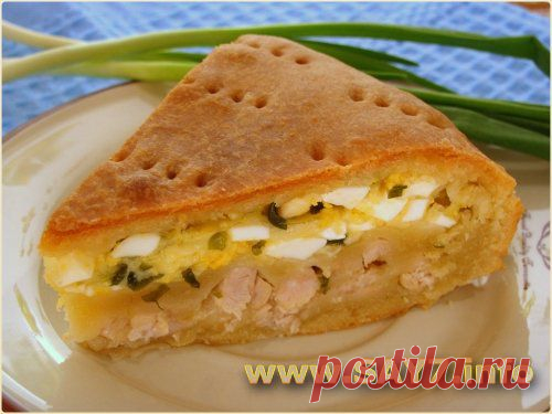 Мясной пирог с сыром