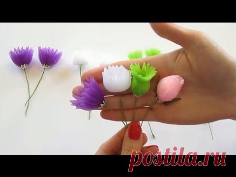 Мастер класс по созданию цветов из лент для украшения одежды, сумок, шапок, заколок, резиночек и т.д