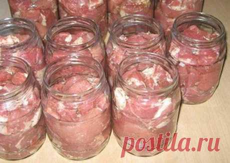 Домашняя тушенка своими руками.! быстро, легко и очень вкусно!