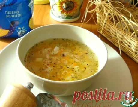 Пшённый суп с консервированным тунцом – кулинарный рецепт