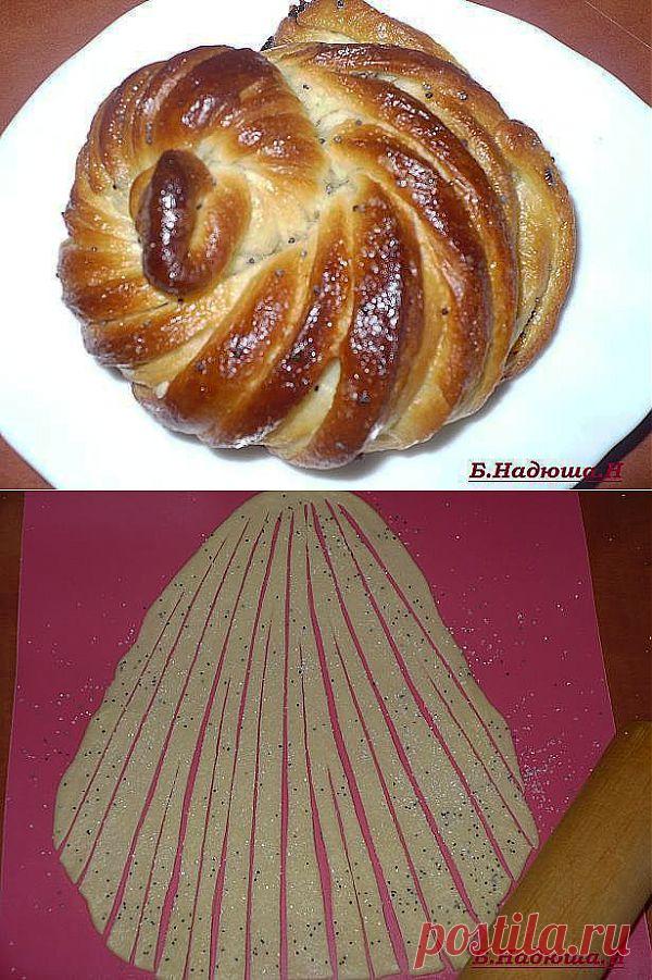 Крученые плюшки (способы формовки плюшки - пошагово).