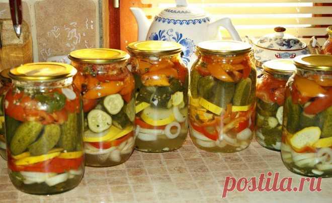 Вкуснейший салат на зиму "Мой огород"