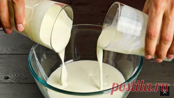 Просто смешайте кефир со сметаной и через 2 дня вы сразите своих близких вкусным завтраком | Про100кухня | Яндекс Дзен