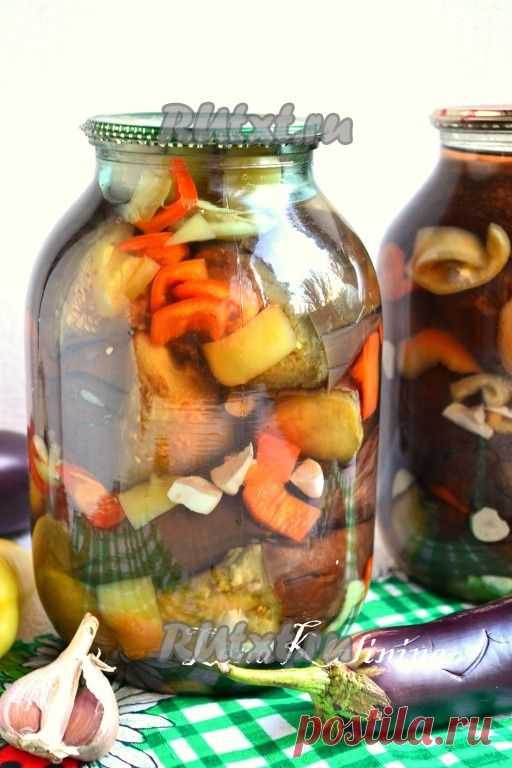 Баклажаны, консервированные целиком