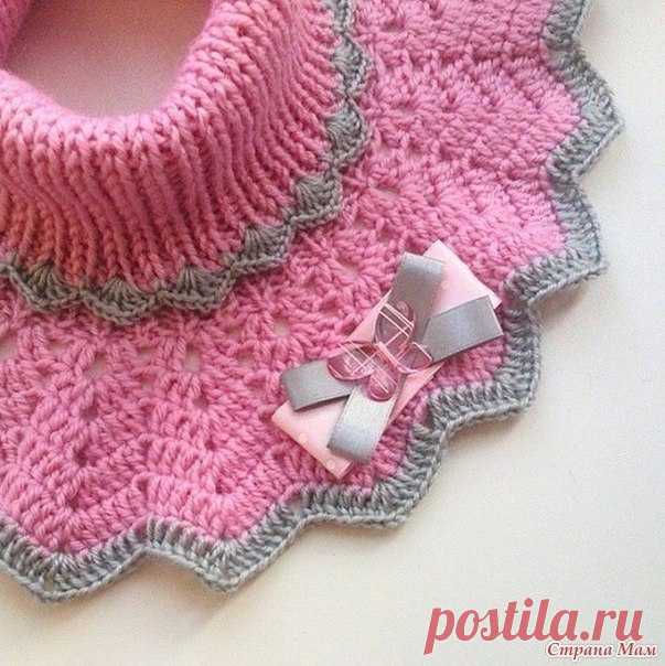 Манишка для девочки

#вязание #рукоделие #крючком #спицами #схемы #knitting #пряжа #купить_пряжу
